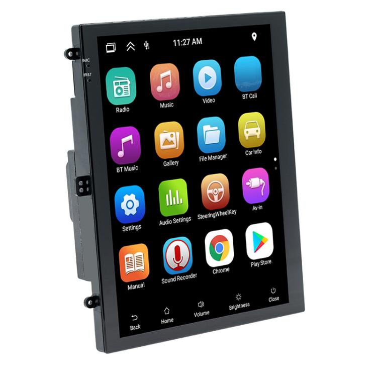 9.7 inch Vertical Screen Bluetooth Radio Android 13 GPS Navigation Device