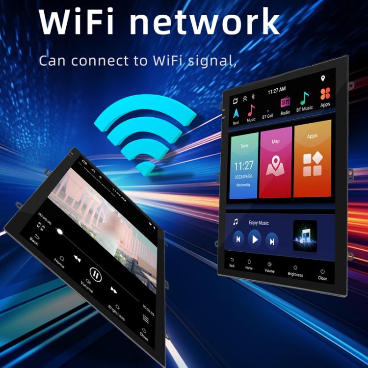 9.7 inch Vertical Screen Bluetooth Radio Android 13 GPS Navigation Device