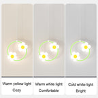 Children Room Bedside Warm Sunflower Chandelier