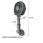 Car Suction Cup Fan Desktop Dormitory Office Kitchen Fan
