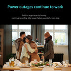 HD 4K Dual Lens Wifi Camera Mobile Phone Wireless Remote Two Way Intercourse Monitoring Camera