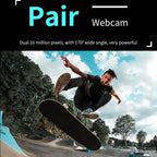 HD 4K Dual Lens Wifi Camera Mobile Phone Wireless Remote Two Way Intercourse Monitoring Camera