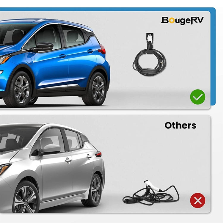 EV Charger Cable Holder Electric Car Charging Cable Organizer for J1772 Plug