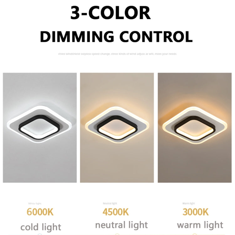 20W 3-color Dimming Aisle Light LED Entrance Corridor Cloakroom Ceiling Light
