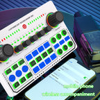 X50 Bluetooth RGB LED Live Sound Card With OTG Port Interface