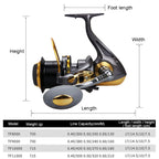 Long-distance Casting Reel Large Gapless Sea Rod Fishing Reel Spinning Reel