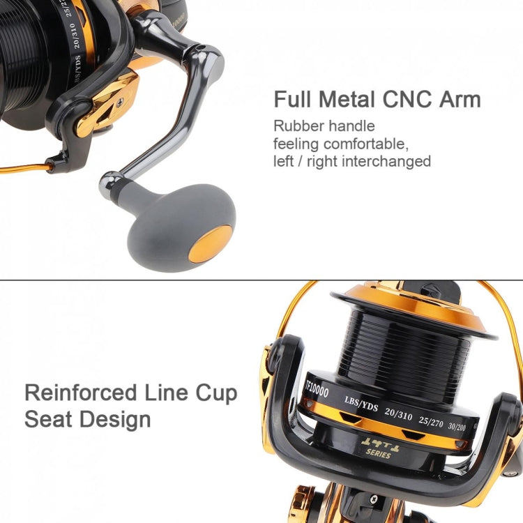 Long-distance Casting Reel Large Gapless Sea Rod Fishing Reel Spinning Reel