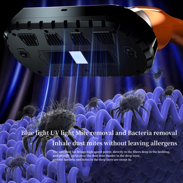 4 In 1 12000pa Wireless  Mini Handheld Car Vacuum Cleaner Mite Remover