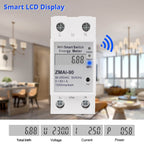 ZMAi-90 Wifi Smart Switch Energy Meter Support Tuya Smart Life APP Work With Alexa Google