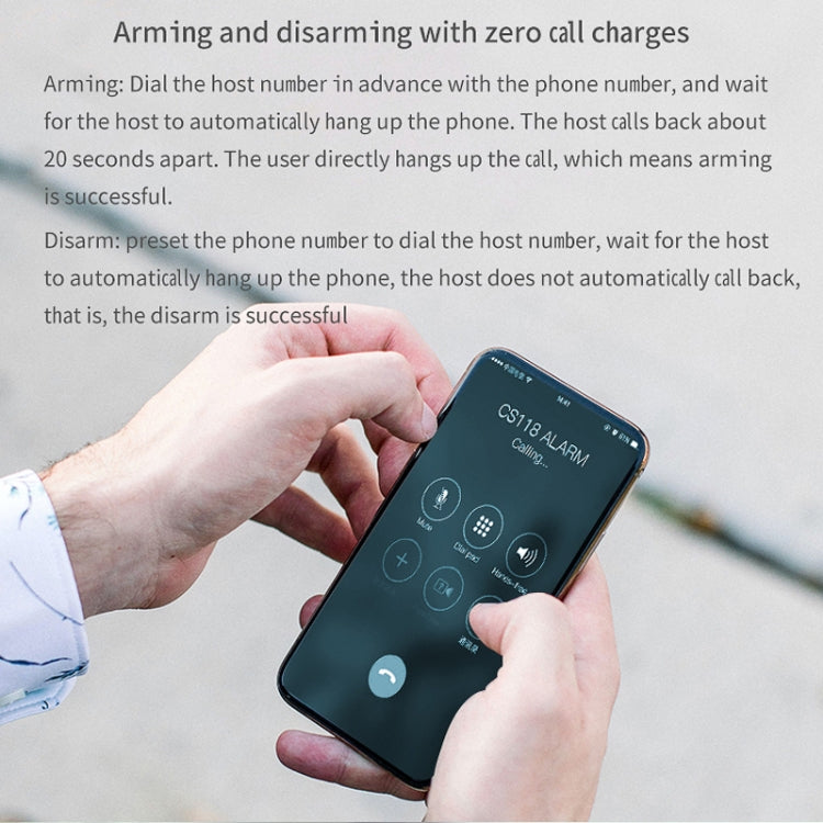 CS118   WIFI+GSM Tuya Smart Voice Alarm System Supports Amazon Alexa/ Google Assistant