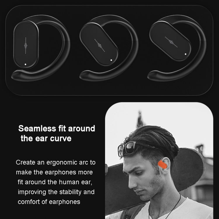 HD313 Earhook OWS Noise Reduction Bluetooth Earphone Subwoofer Sport Wireless Headset