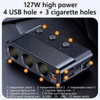 Car Cigarette Lighter USB3.0/PD Interface 128W Car Charger