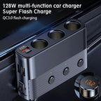 Car Cigarette Lighter USB3.0/PD Interface 128W Car Charger