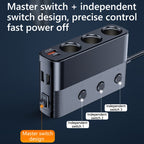 Car Cigarette Lighter USB3.0/PD Interface 128W Car Charger