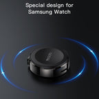 Yesido DS19 For Samsung Smart Watch Portable Charger Dual Input Port Magnetic Wireless Charger