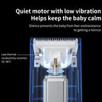 Electric Waterproof Hairdresser Children Low Noise Rechargeable Push Clipper