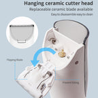 Electric Waterproof Hairdresser Children Low Noise Rechargeable Push Clipper