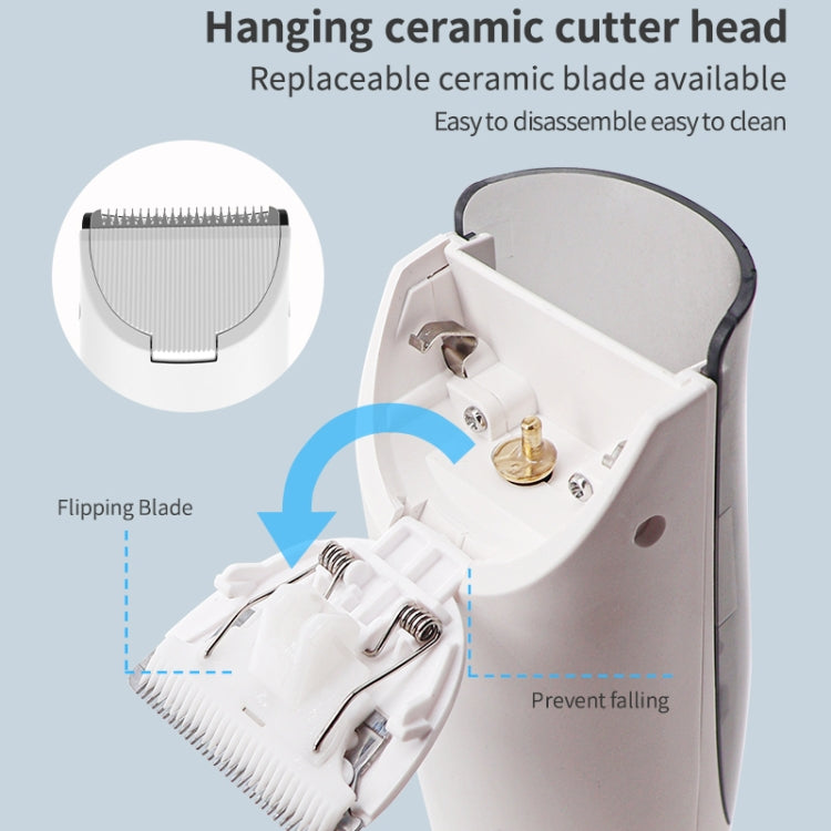 Electric Waterproof Hairdresser Children Low Noise Rechargeable Push Clipper