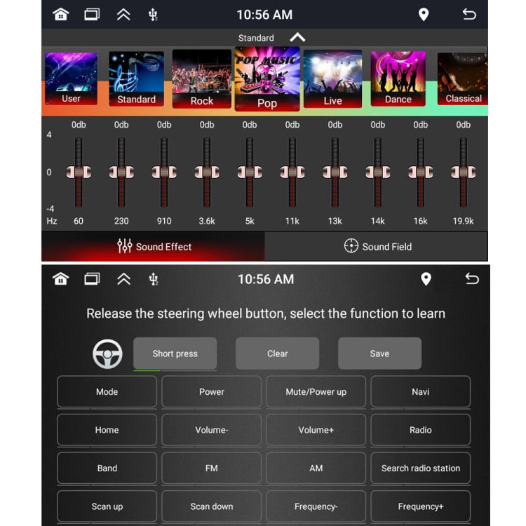 For FIAT 500 Car Android Navigation Bluetooth FM Radio