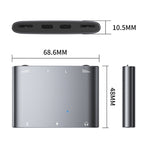 2 In 1 8 Pin+Type-C/USB-C Stereo Dual Channel Sound Card Live Converter