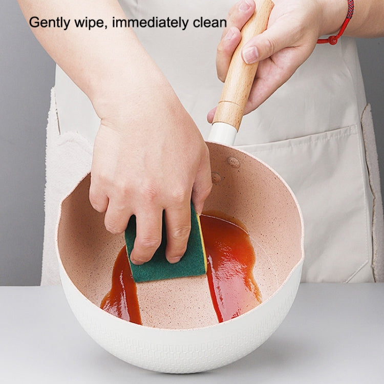 20cm With Cover Boil Instant Noodles Non-Stick Pan Baby Food Supplement Pan Maifan Stone Small Milk Pot