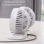 12v/24v Car Fan USB Interface Powerful Double Head Electric Fan