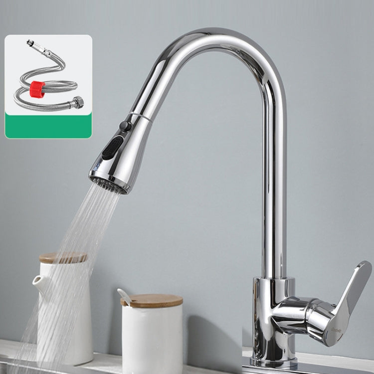 Kitchen Pull-out Universal Telescopic Hot & Cold Water Faucet