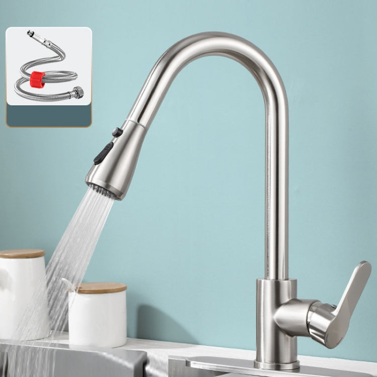 Kitchen Pull-out Universal Telescopic Hot & Cold Water Faucet