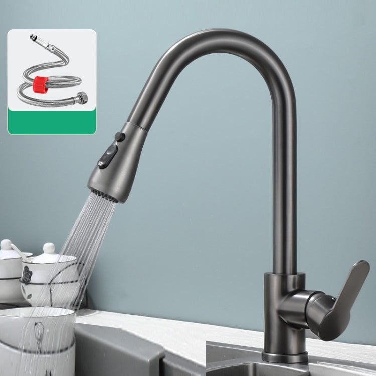 Kitchen Pull-out Universal Telescopic Hot & Cold Water Faucet