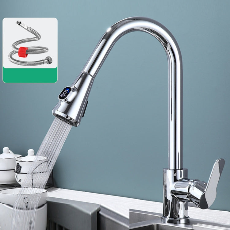 Kitchen Pull-out Universal Telescopic Hot & Cold Water Faucet