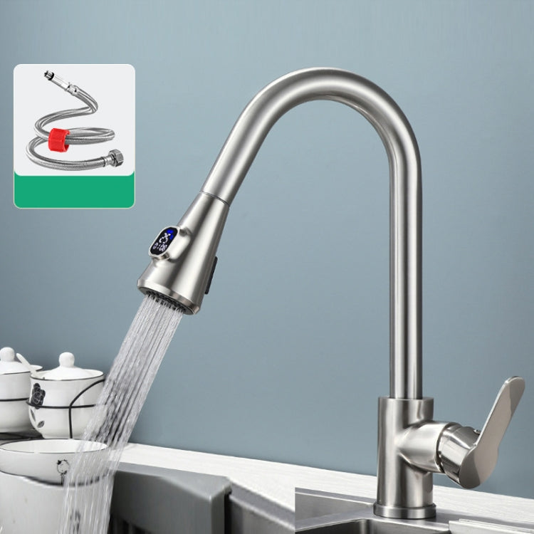 Kitchen Pull-out Universal Telescopic Hot & Cold Water Faucet