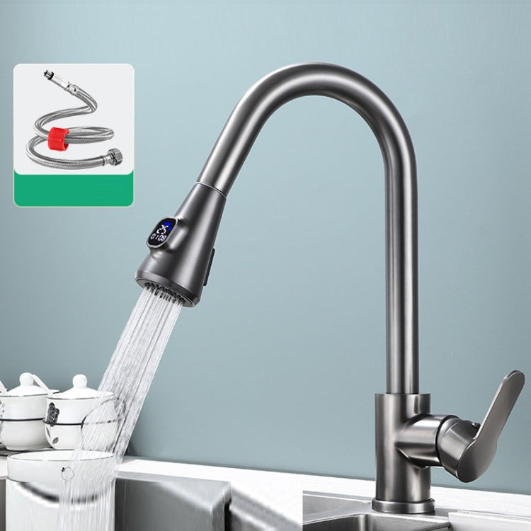 Kitchen Pull-out Universal Telescopic Hot & Cold Water Faucet