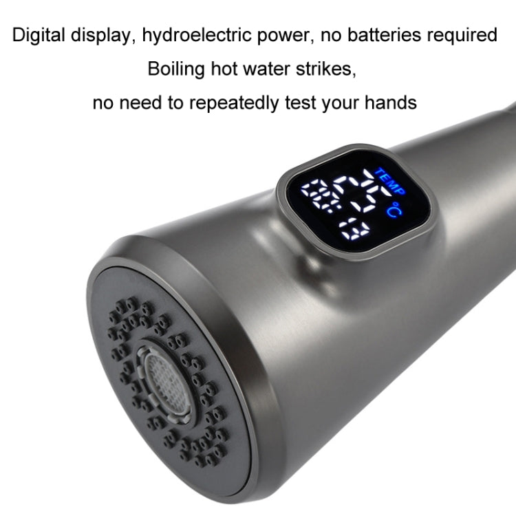 Kitchen Pull-out Universal Telescopic Hot & Cold Water Faucet