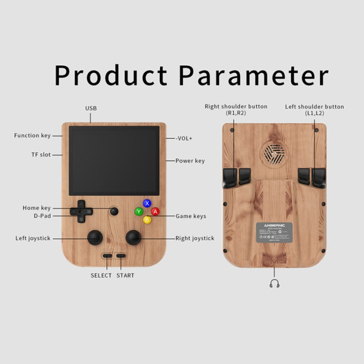 ANBERNIC RG405V 4+256G 10000 Games Handheld Game Console 4-Inch IPS Screen Android 12 System T618 64-Bit Game Player