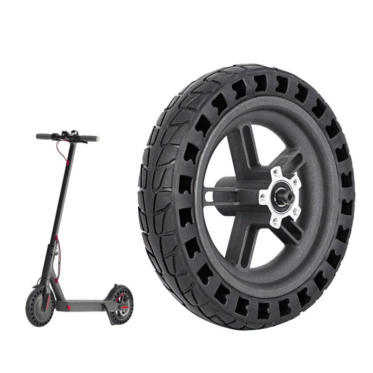 For Xiaomi M365 Electric Scooter 8.5-inch Rear Wheel  Solid Shock-absorbing Honeycomb Tire with Hub