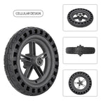 For Xiaomi M365 Electric Scooter 8.5-inch Rear Wheel  Solid Shock-absorbing Honeycomb Tire with Hub
