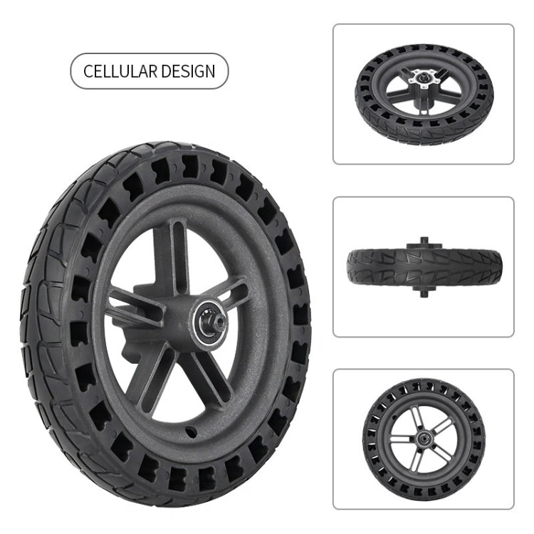 For Xiaomi M365 Electric Scooter 8.5-inch Rear Wheel  Solid Shock-absorbing Honeycomb Tire with Hub