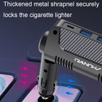 SHUNWEI SD-1920 120W PD18W+5A 3-Port USB Car Multifunctional Rotatable Fast Charger