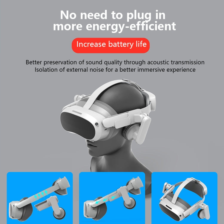 For PICO 4 / PICO 4 PRO Headset Audio Earmuffs Anti-interference VR Accessories