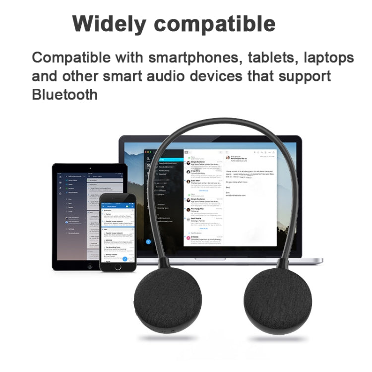 ROCKMIA  EBS-906 Neckband Bluetooth Speaker Waterproof Music Player Built-in Microphone