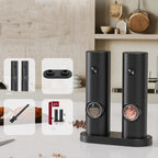 Electric Automatic Salt and Pepper Grinder Set Battery Powered