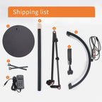 LED Half Moon Beauty Lamp Manicure Eyebrow Tattoos Eyelash Fill Light