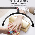LED Half Moon Beauty Lamp Manicure Eyebrow Tattoos Eyelash Fill Light