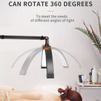 LED Half Moon Beauty Lamp Manicure Eyebrow Tattoos Eyelash Fill Light