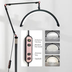 LED Half Moon Beauty Lamp Manicure Eyebrow Tattoos Eyelash Fill Light