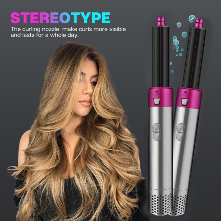 5 In 1 Hot Air Comb Automatic Curling Iron Square Model Hair Styling Comb Curling And Straightening