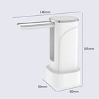 Digital Display Foldable Water Bottle Pump Electric Water Dispenser