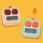 H-C-06 Robot Kitchen Timer Children Time Management Running Exercise Timer