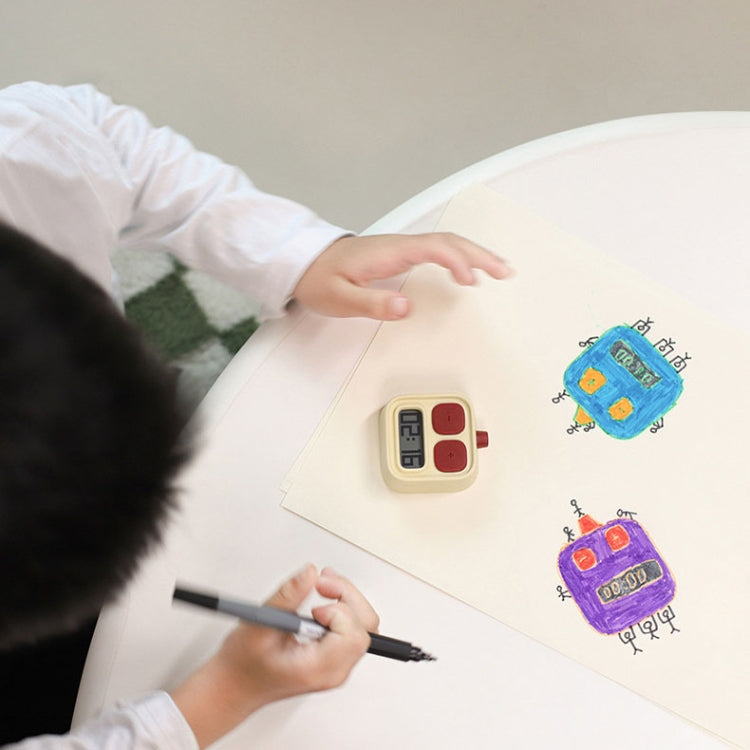 H-C-06 Robot Kitchen Timer Children Time Management Running Exercise Timer