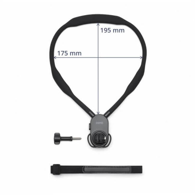 Original Neck Strap Mount Max for DJI Osmo 360 / Action 3 / Action 4 / Action 5 Pro